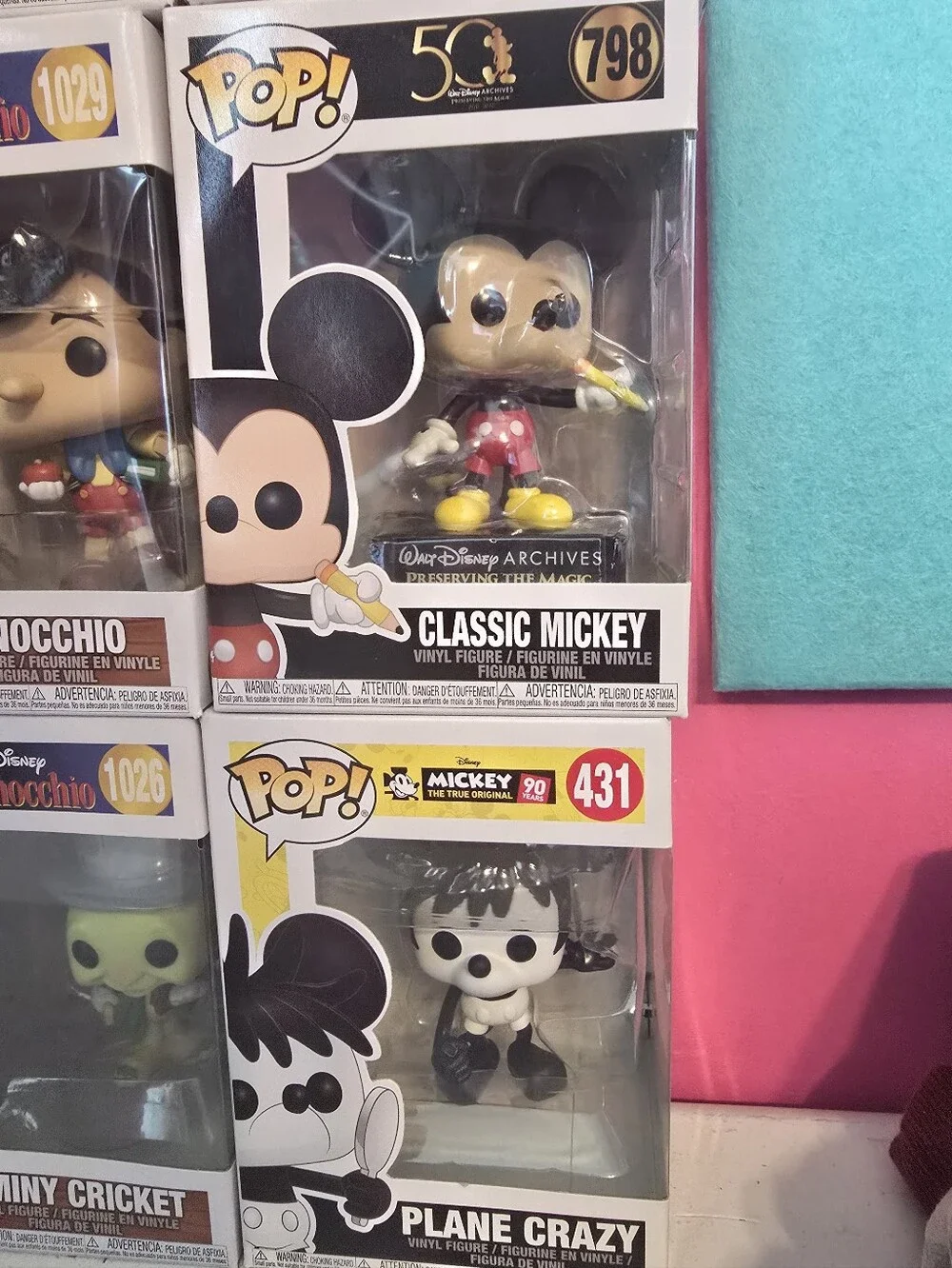 Funko Classic Mickey & Plane Crazy Dual Pop! Set